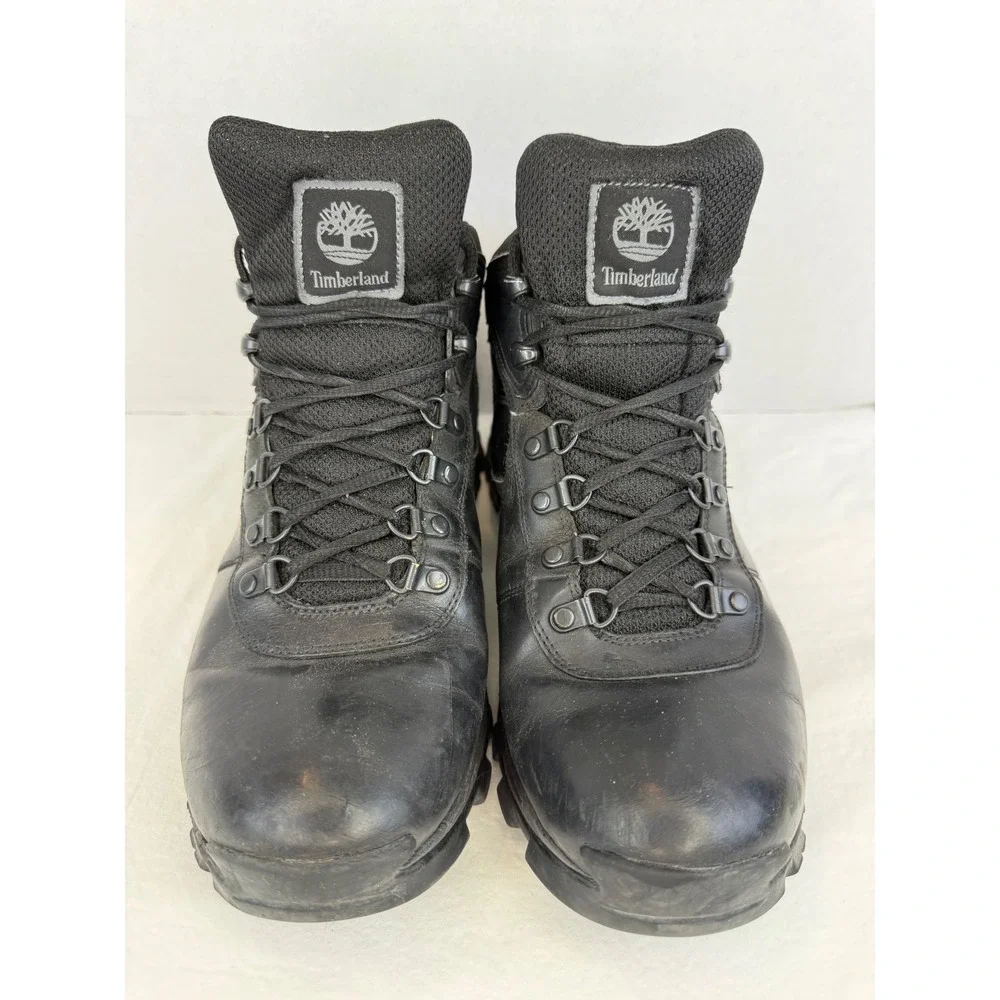 Timberland Mt Maddsen Waterproof Hiking‎ Boots Black Leather Mens 10 2731R A3560